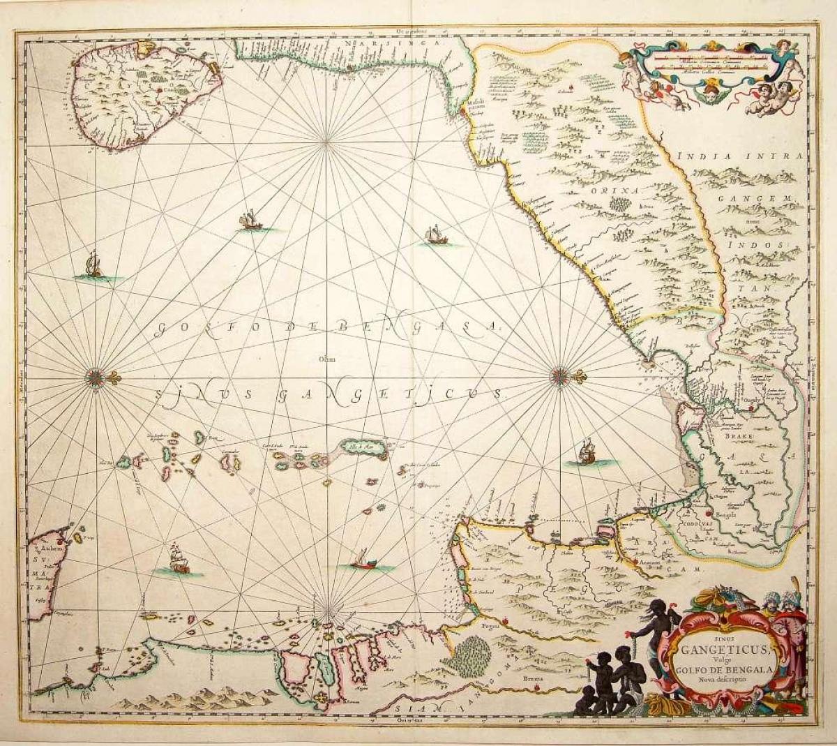 העתיקה סרי לנקה מפה